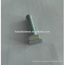 rhombus head T type bolt, zinc plated T-shaped bolt, customized T bolts